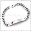 Small Chain Medical ID bracelet by Women