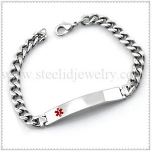 Small Chain Medical ID bracelet by Women