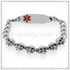 Skull links medical ID bracelet