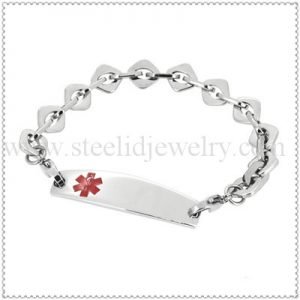 Tetragonum links medical ID bracelet