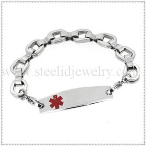 Double "O" links medical ID bracelet