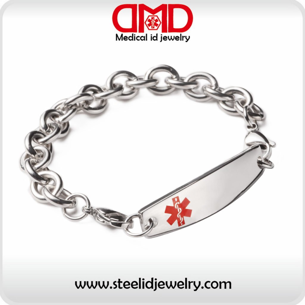 Stainless steel Bracelet Stainless steel Alert Bracelets Medical