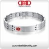 Stainless steel classic Links Medical id bracelet-MD0350