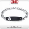 Stainless steel Interchangeable chain Medical id bracelet-MD1408BS