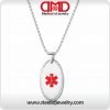 Stainless steel Oval Medical id pendant-MP0266